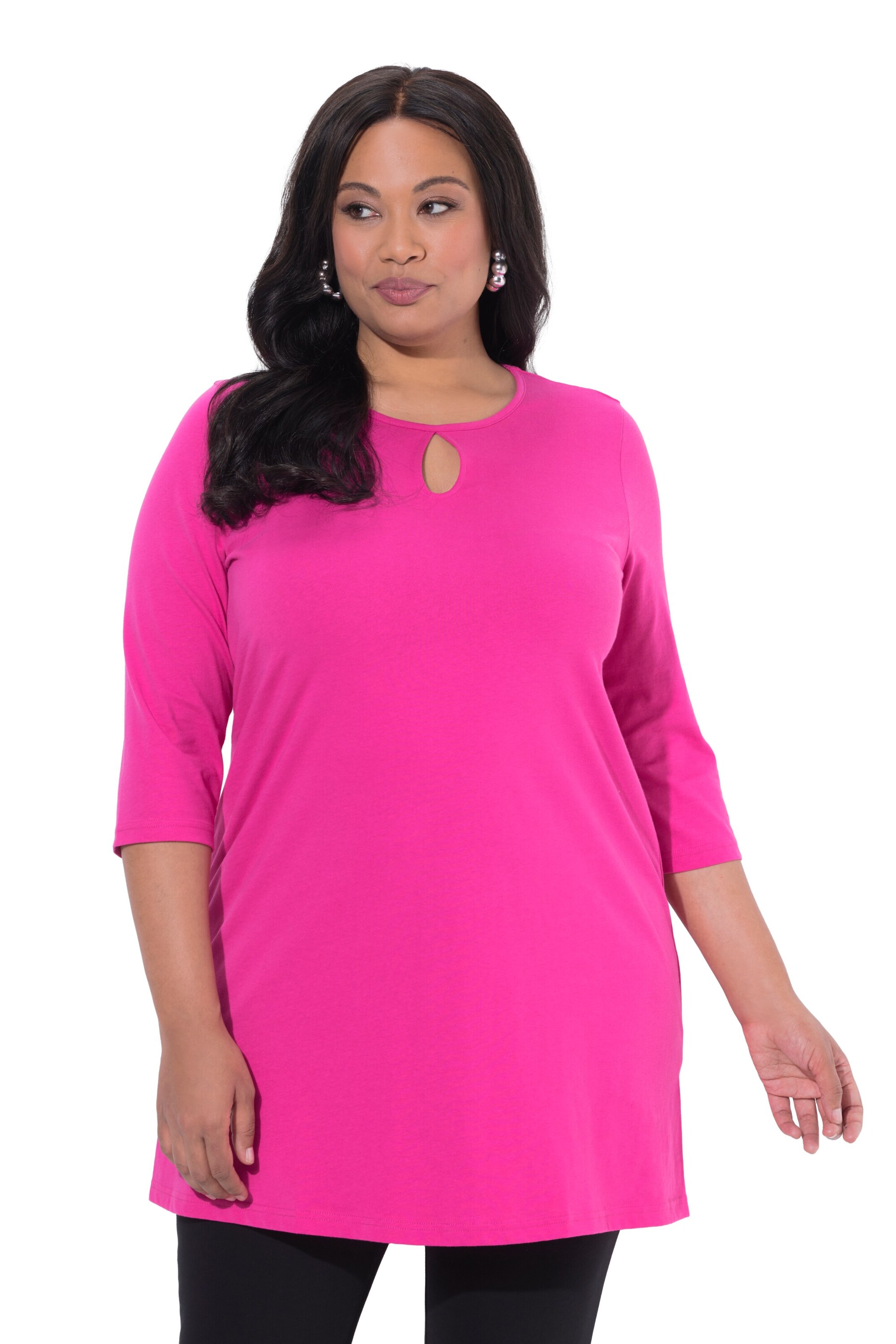 Ulla Popken Shirt in Pink: front