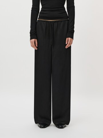 Wide leg Pantaloni 'Tenea Tall' di LeGer by Lena Gercke in nero: frontale
