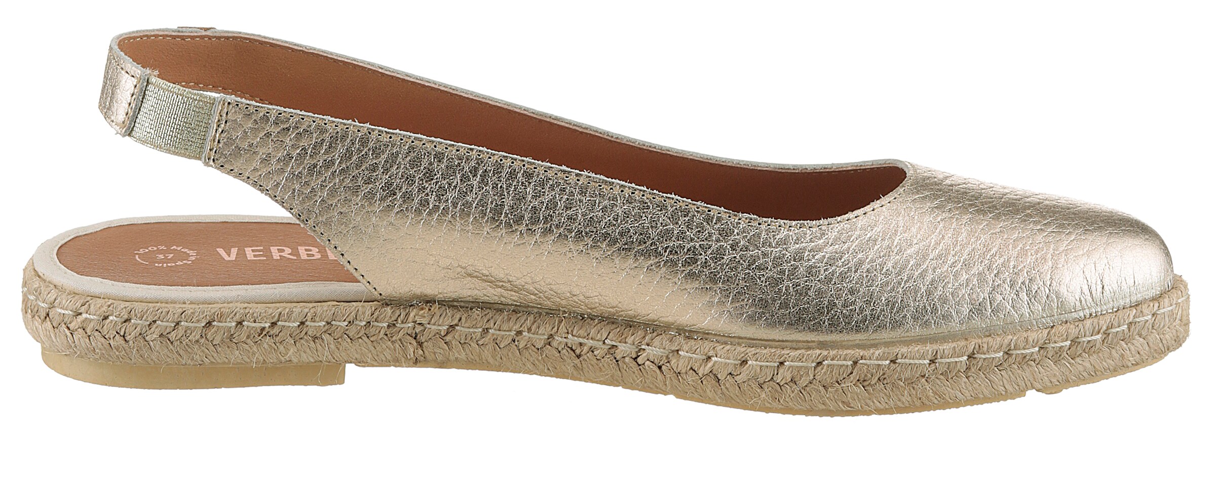 VERBENAS Espadrilles in Gold