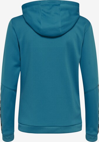 Hummel Sportsweatjacke 'Poly' in Blau