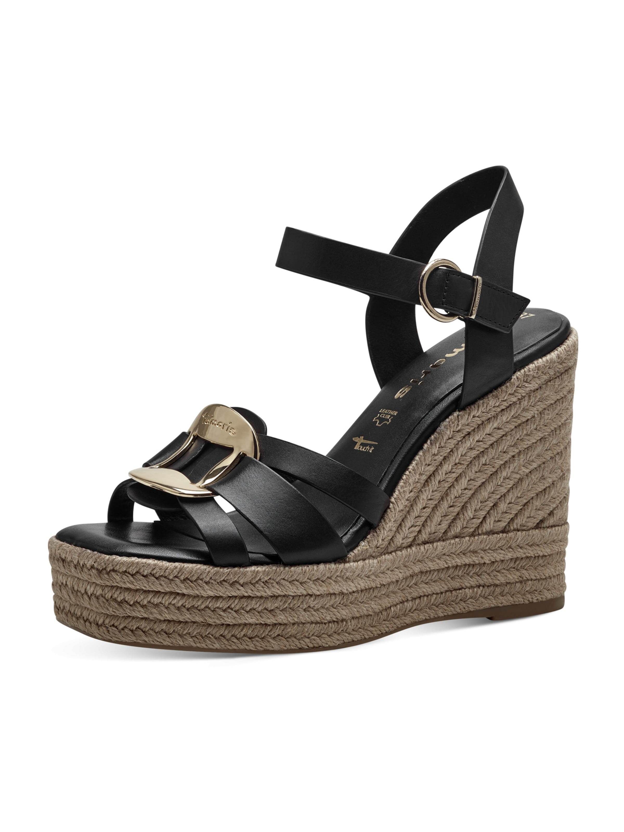 Sandales Tamaris en Noir ABOUT YOU