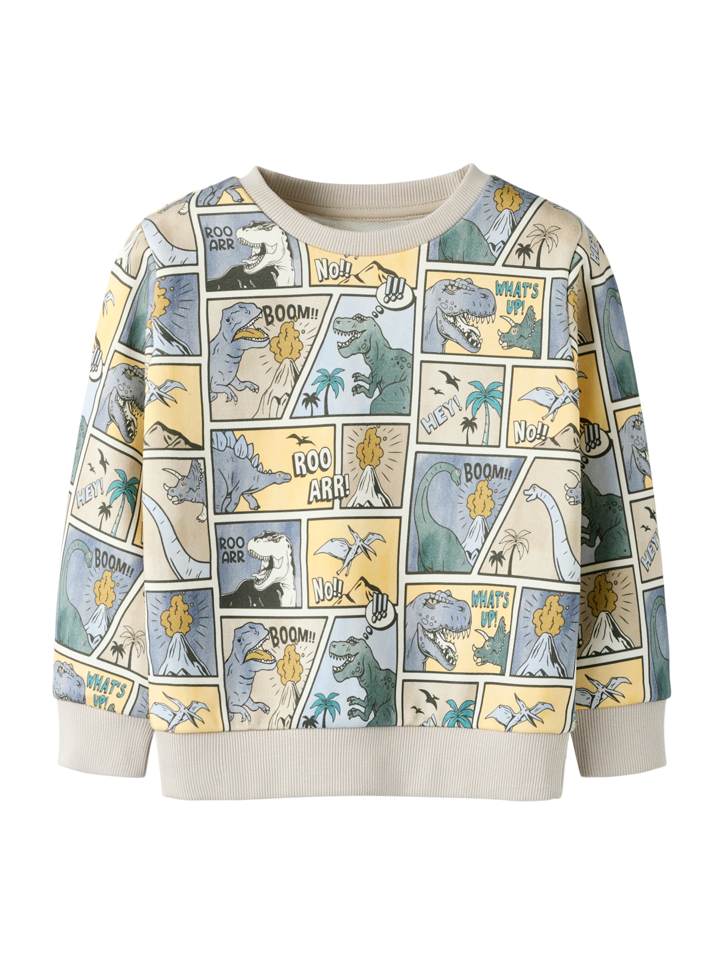 Felpa 'NMMSikalas' di NAME IT in beige: frontale