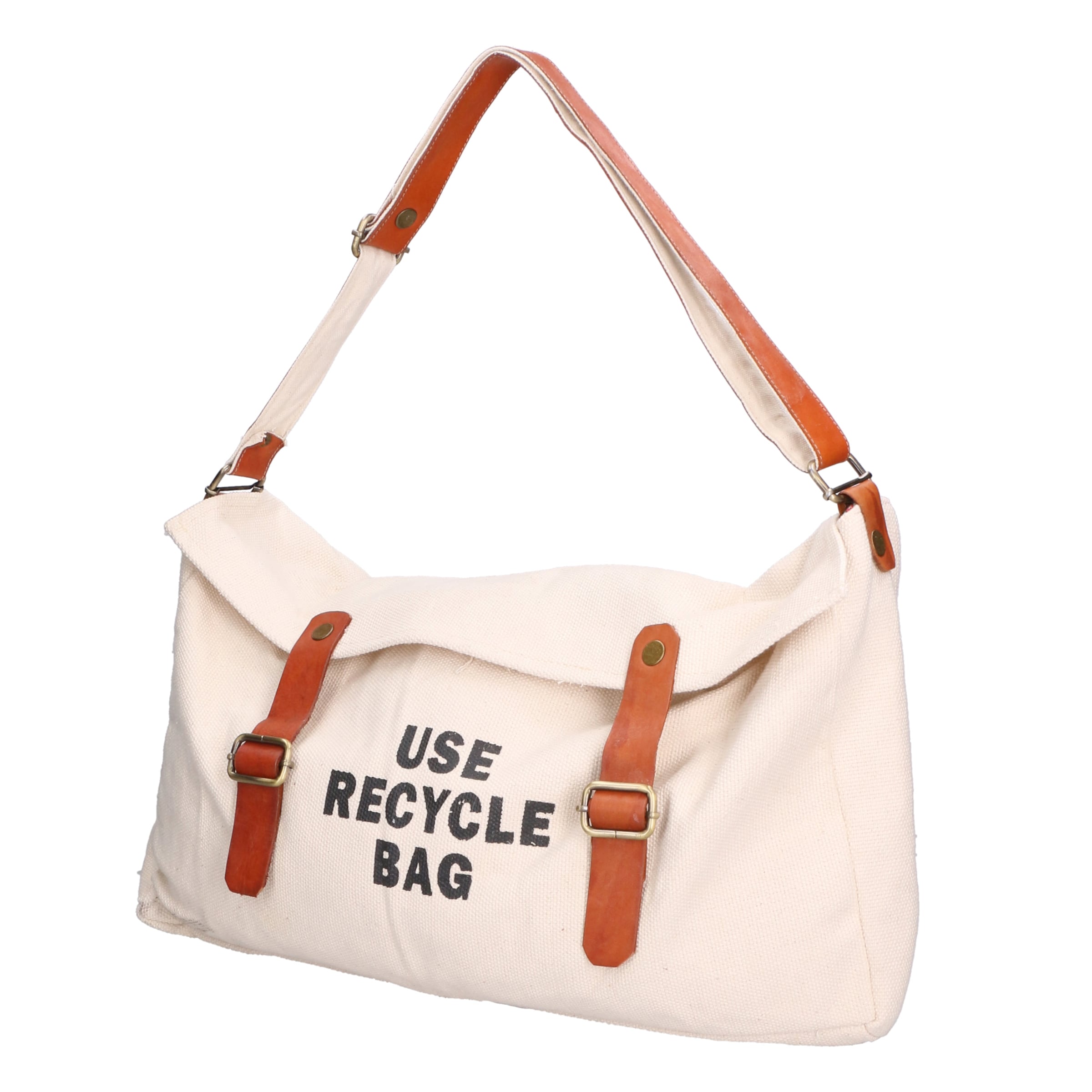 Sac bandoulière Gave Lux en beige : devant