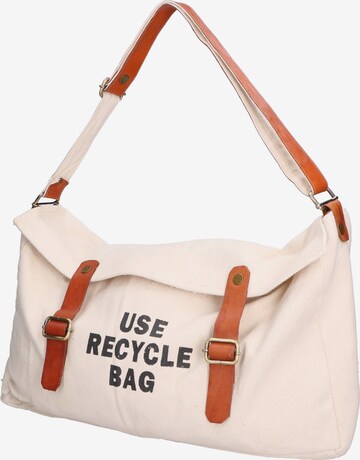 Borsa a spalla di Gave Lux in beige: frontale