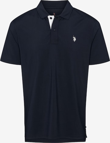 Fit confort Chemise ' Clark Polo ' U.S. POLO ASSN. en bleu : devant