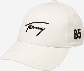 Cappello da baseball di Tommy Jeans in bianco: frontale
