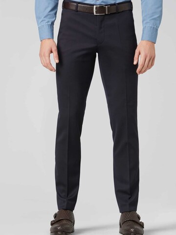 MEYER Slimfit Broek 'Bonn' in Blauw: voorkant