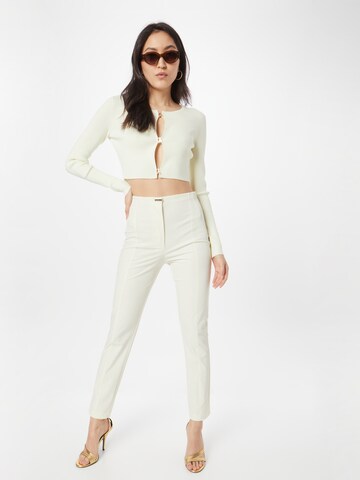 Coupe slim Pantalon PATRIZIA PEPE en blanc