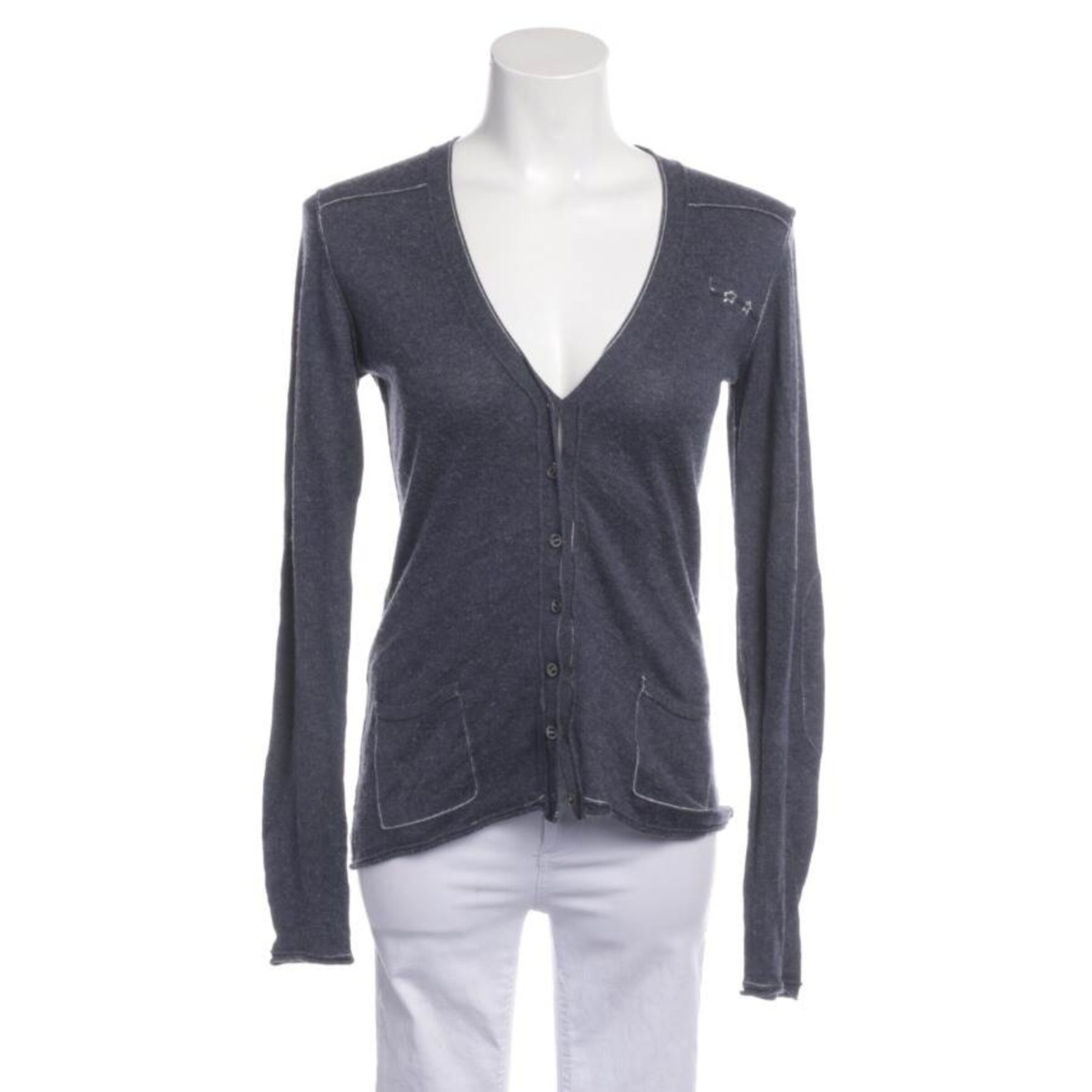 BLOOM Sweater & Cardigan in S in Blue: front