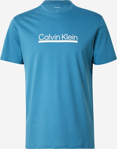 Calvin Klein Koszulka w kolorze lazur / białym, Podgląd produktu