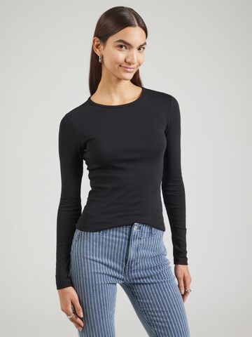 Maglietta di Gina Tricot in nero: frontale
