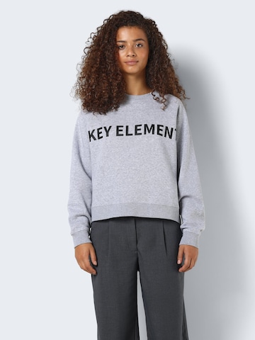 Noisy may Sweatshirt 'ALDEN' in Grey: front