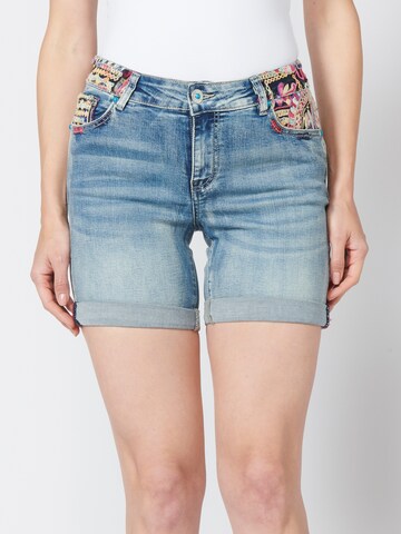 Coupe slim Jean KOROSHI en bleu