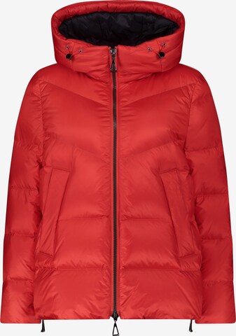 Veste d’hiver Amber & June en rouge : devant