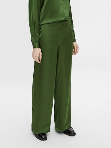 OBJECT - Pierna ancha Pantalón en verde