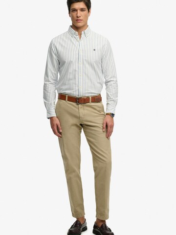 Superdry & Co Comfort fit Button Up Shirt in White