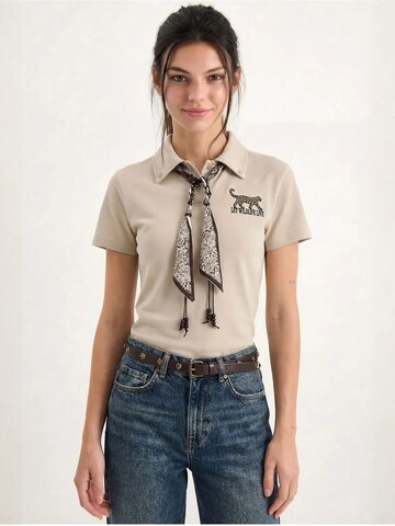 Bianco Lucci Shirt in Beige: voorkant