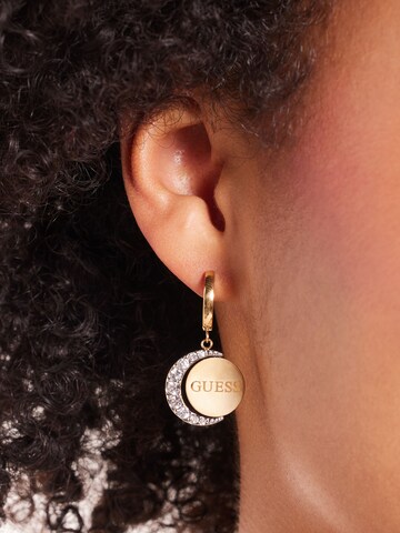 GUESS Earrings 'Moon Phases' in Gold: front