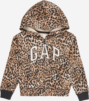 Veste de survêtement 'HERITAGE' GAP en marron : devant