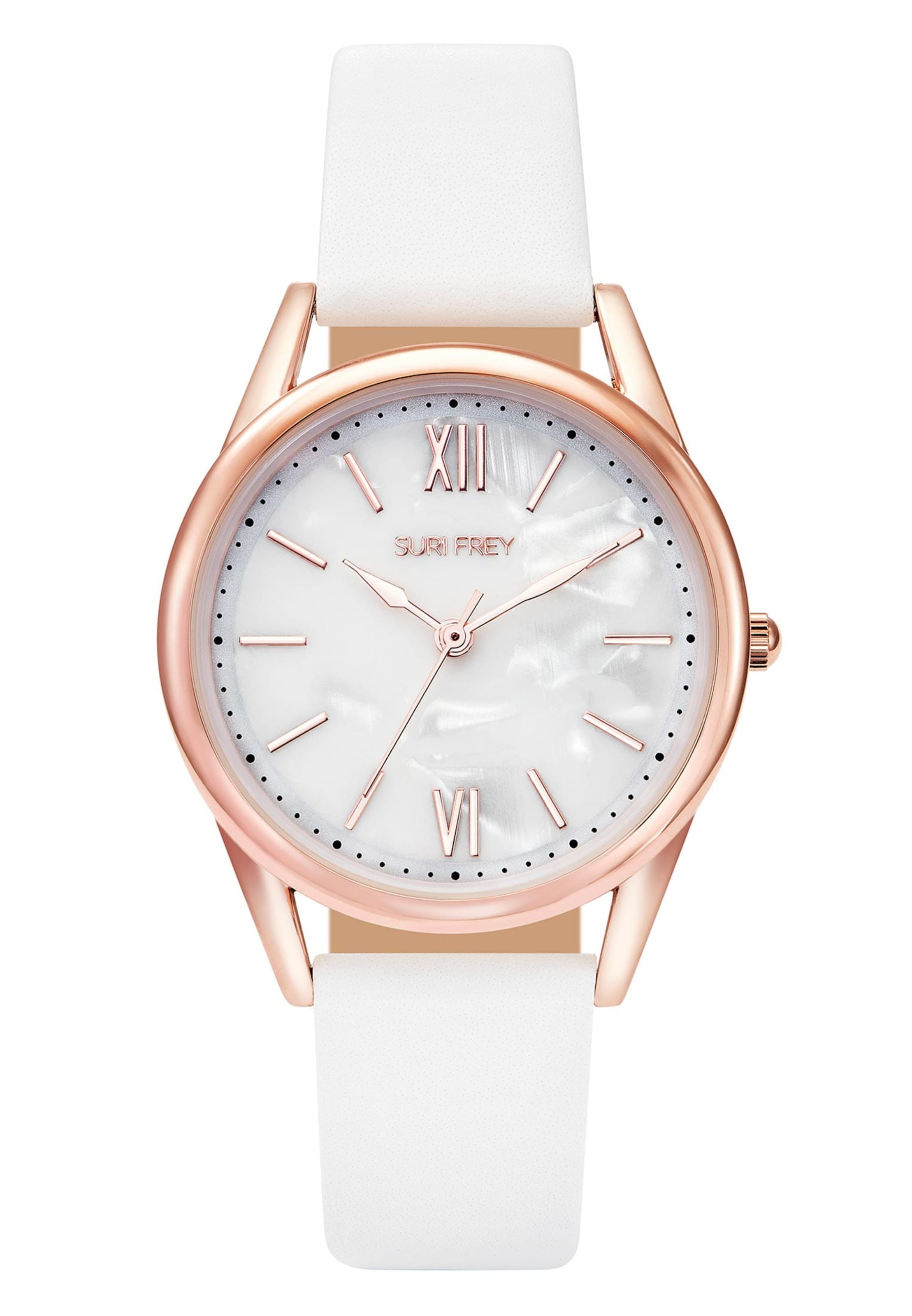 Suri Frey Analogt ur 'Peppy' i hvid: forside