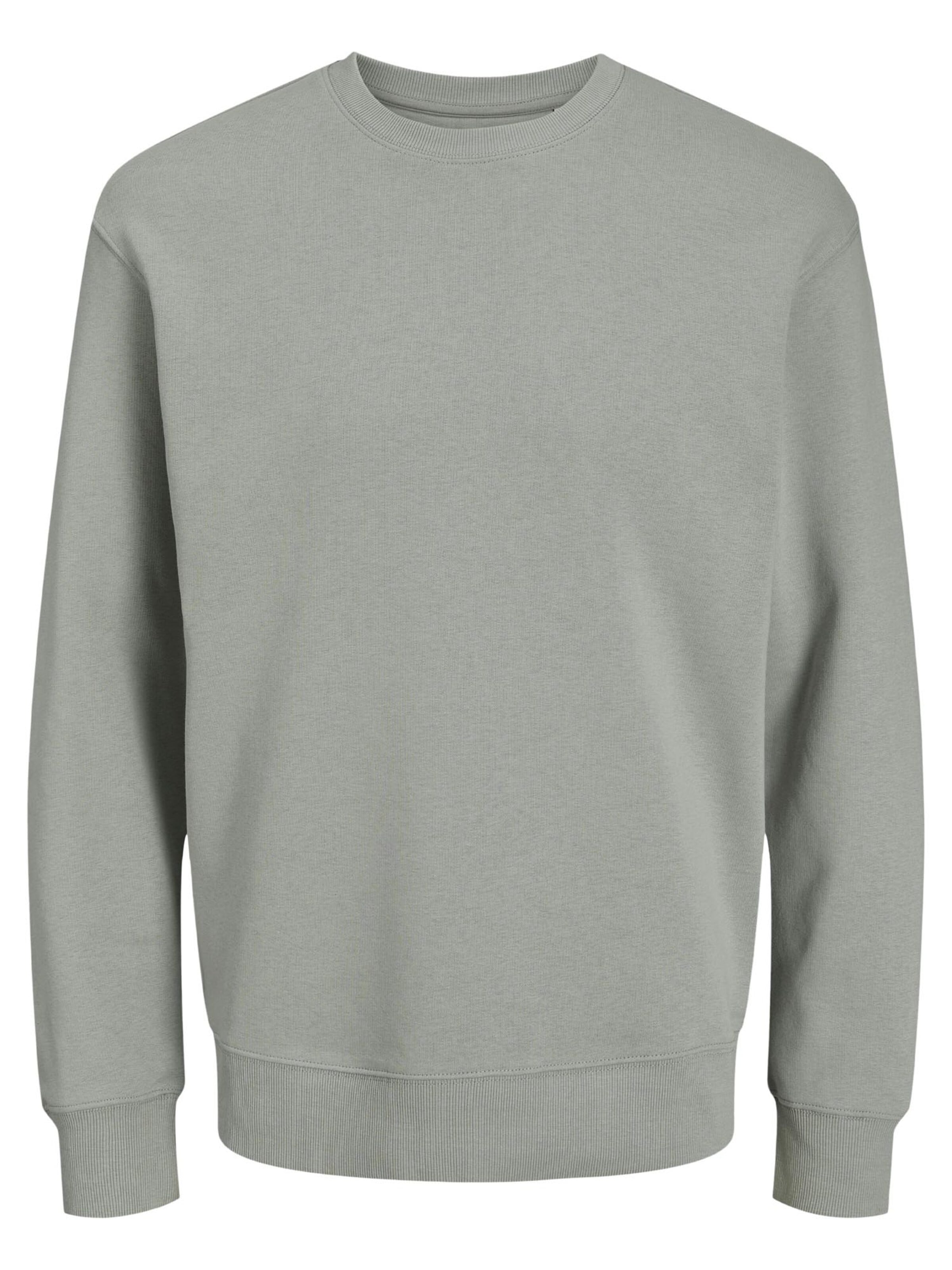 Felpa 'JJEStar' di JACK & JONES in grigio: frontale