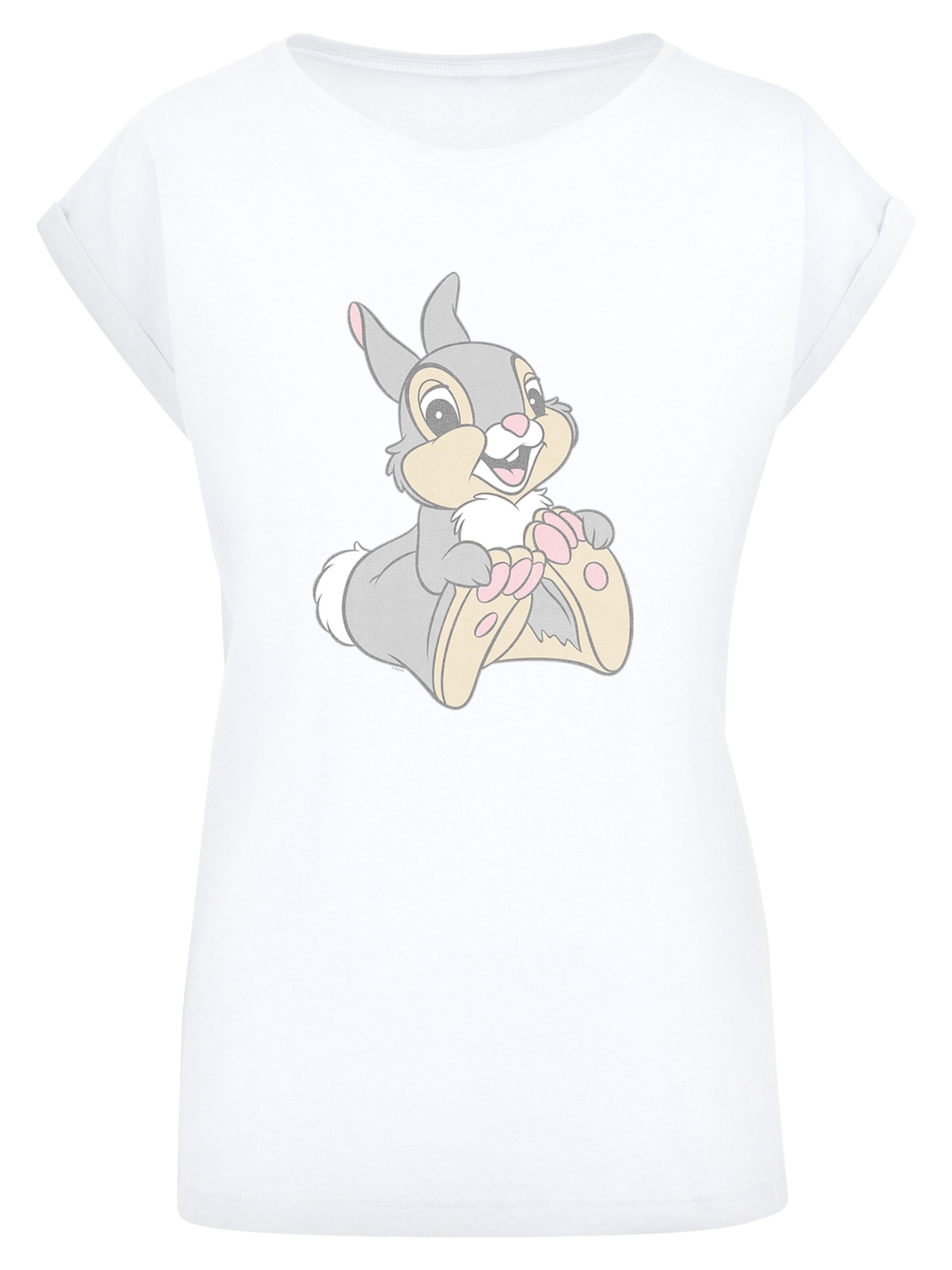 F4NT4STIC Shirt in Wit: voorkant