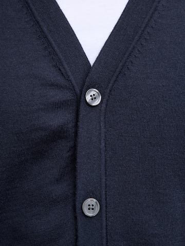 Geacă tricotată de la JACK & JONES pe albastru