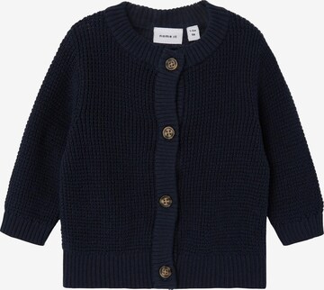 Cardigan 'Bubba' NAME IT en bleu : devant