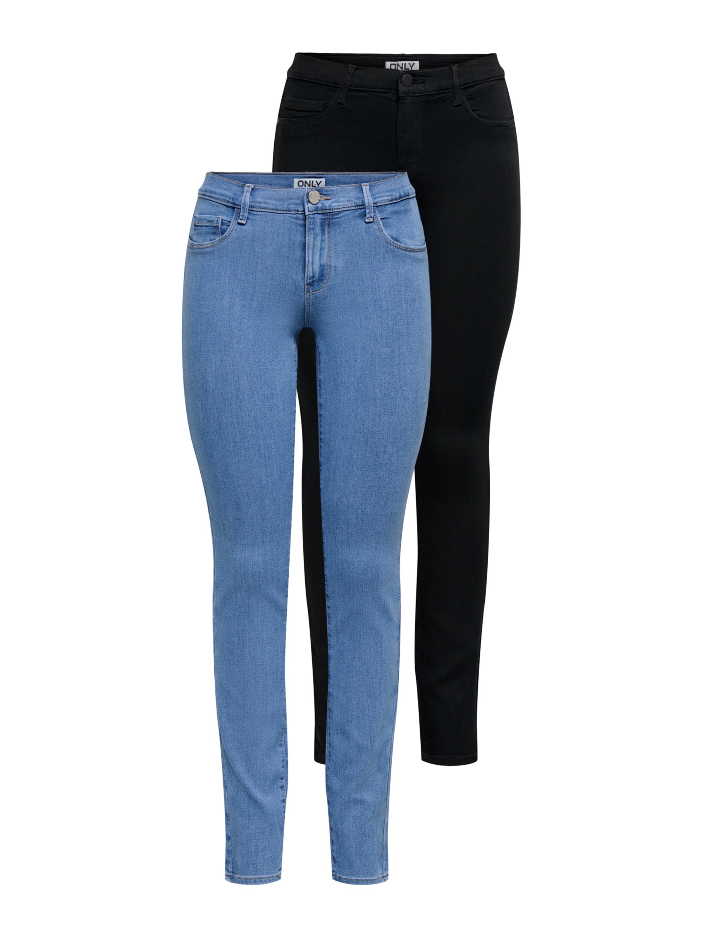 ONLY Jeans 'ONLRAIN' in blue denim / black denim, Produktansicht