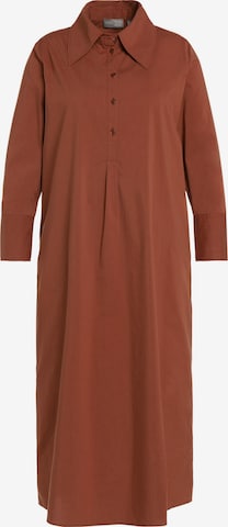 Robe-chemise Ulla Popken en rouge : devant