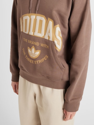 ADIDAS ORIGINALS Sweatshirt 'Vrct' in Brown