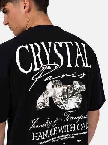 Crystal Paris Shirt 'Dias' in Zwart