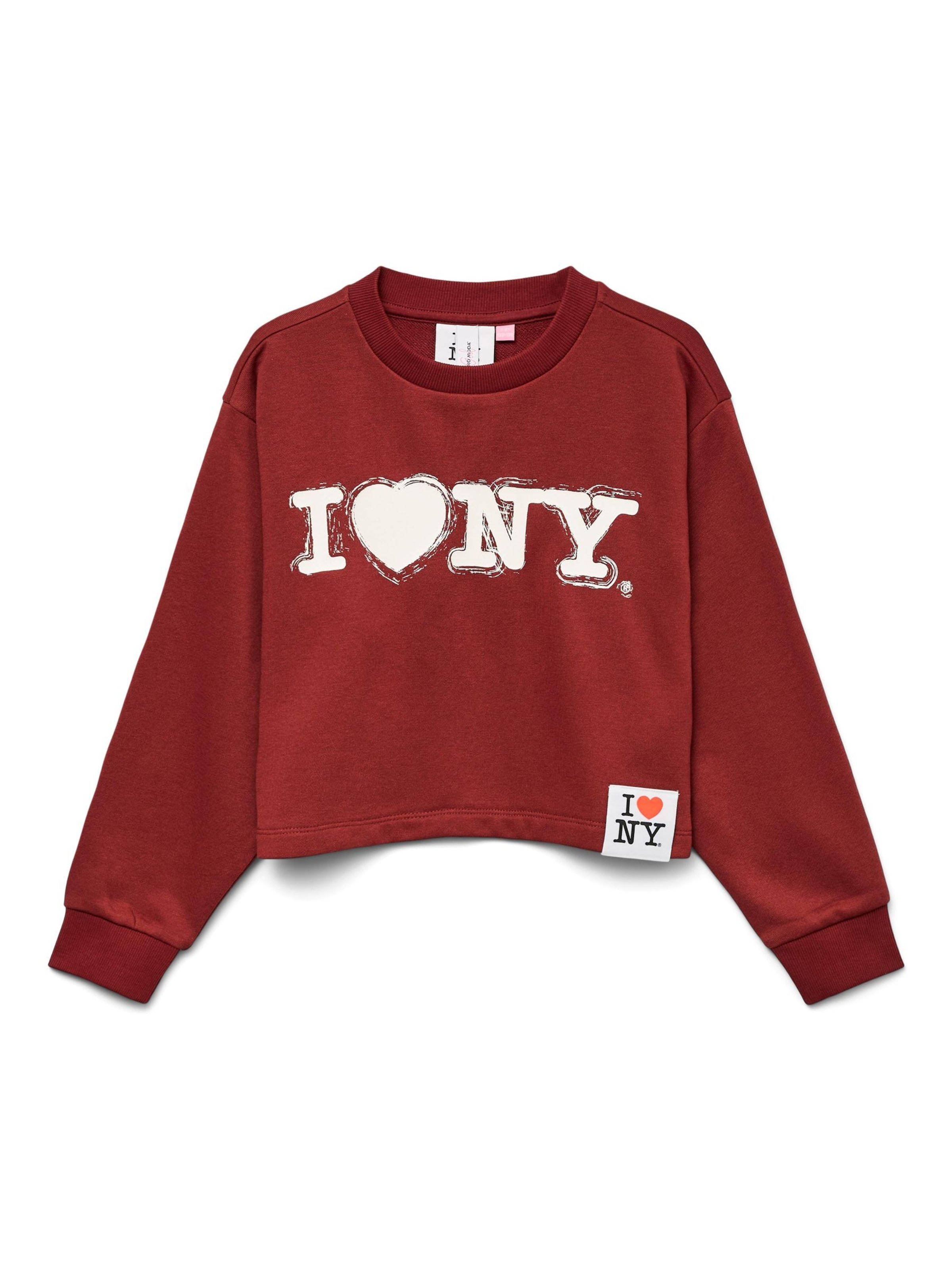Vero Moda Girl - Sudadera 'VMNew York' en rojo: frente