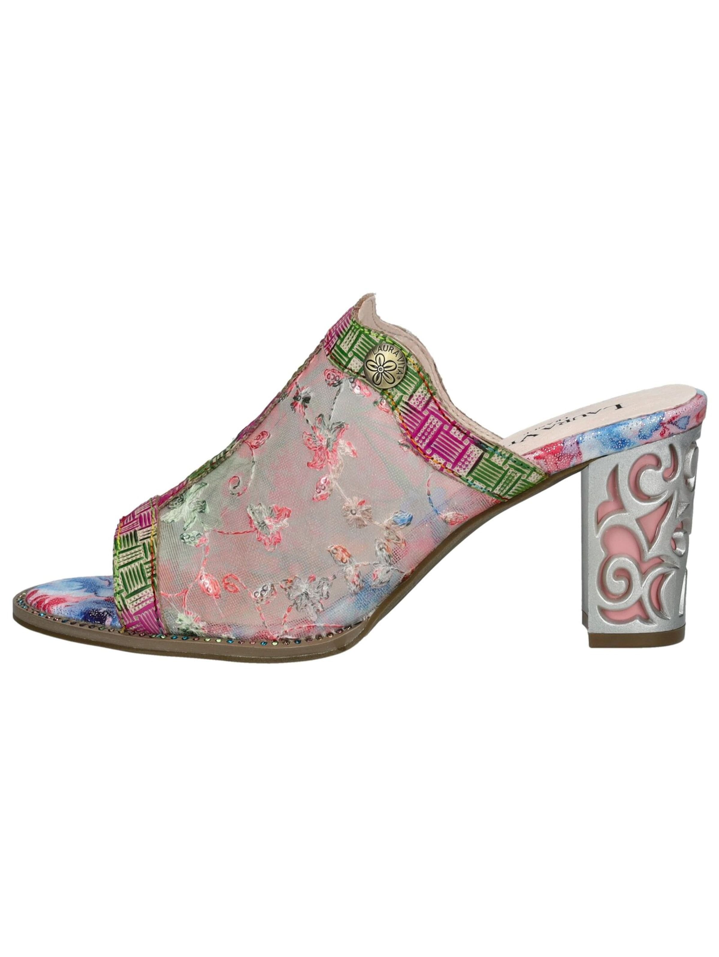 Laura Vita Mules in Pink