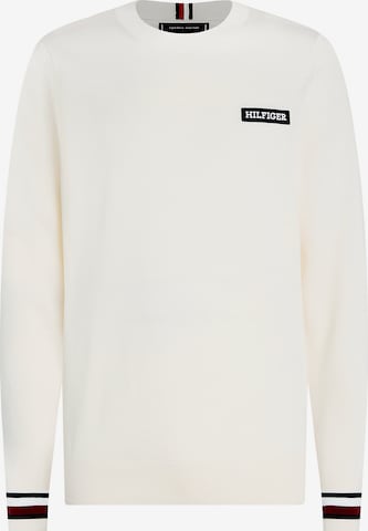 TOMMY HILFIGER Pullover 'Global Stripe' in Beige: predná strana