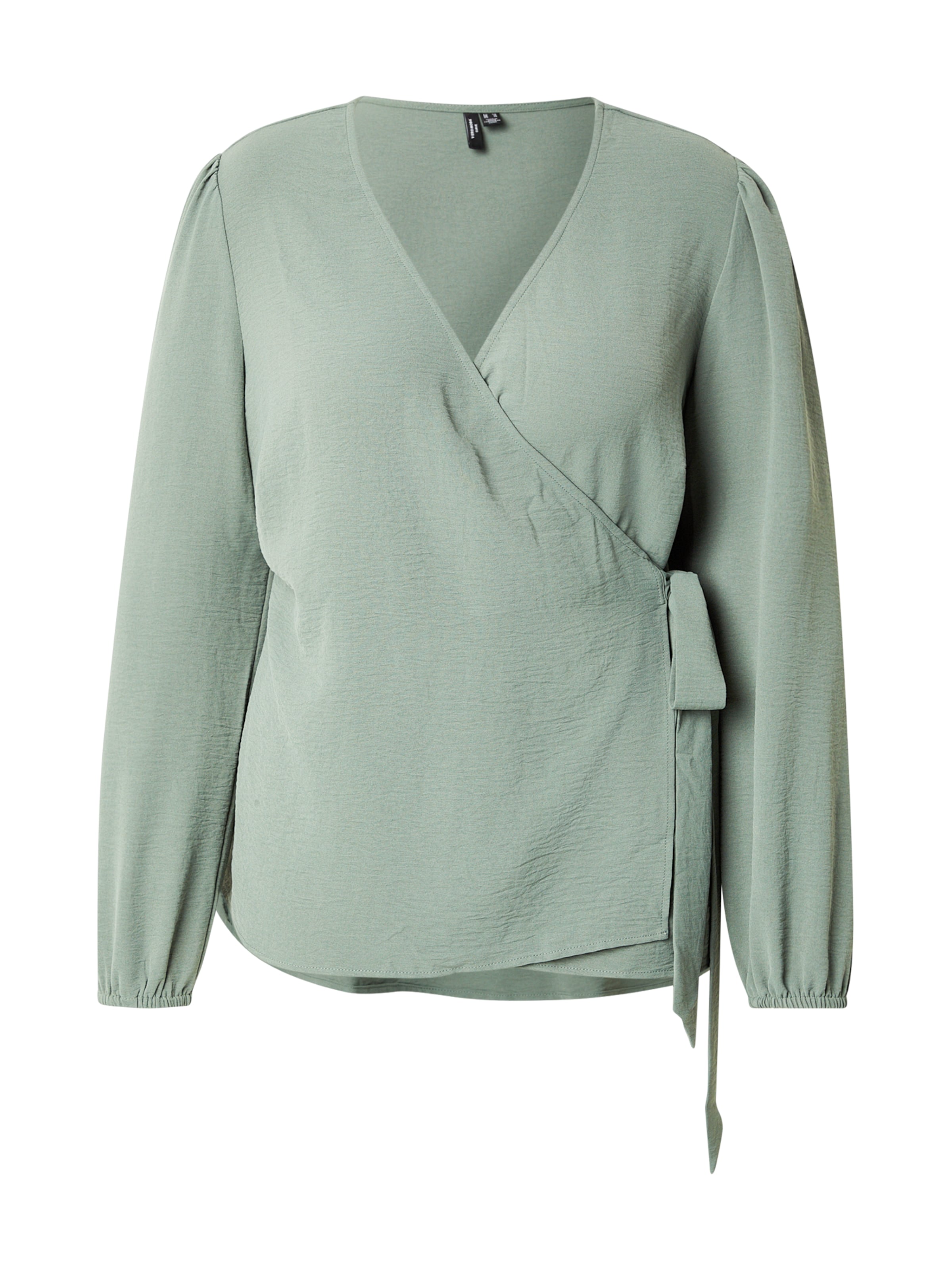 Vero Moda Curve Blouse &#x27;VMCALVA&#x27; in Groen: voorkant