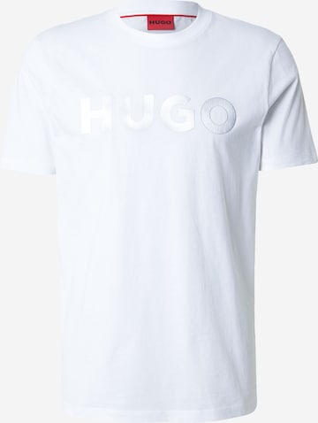 HUGO T-Shirt 'Dulivio' in Weiß: Vorderseite