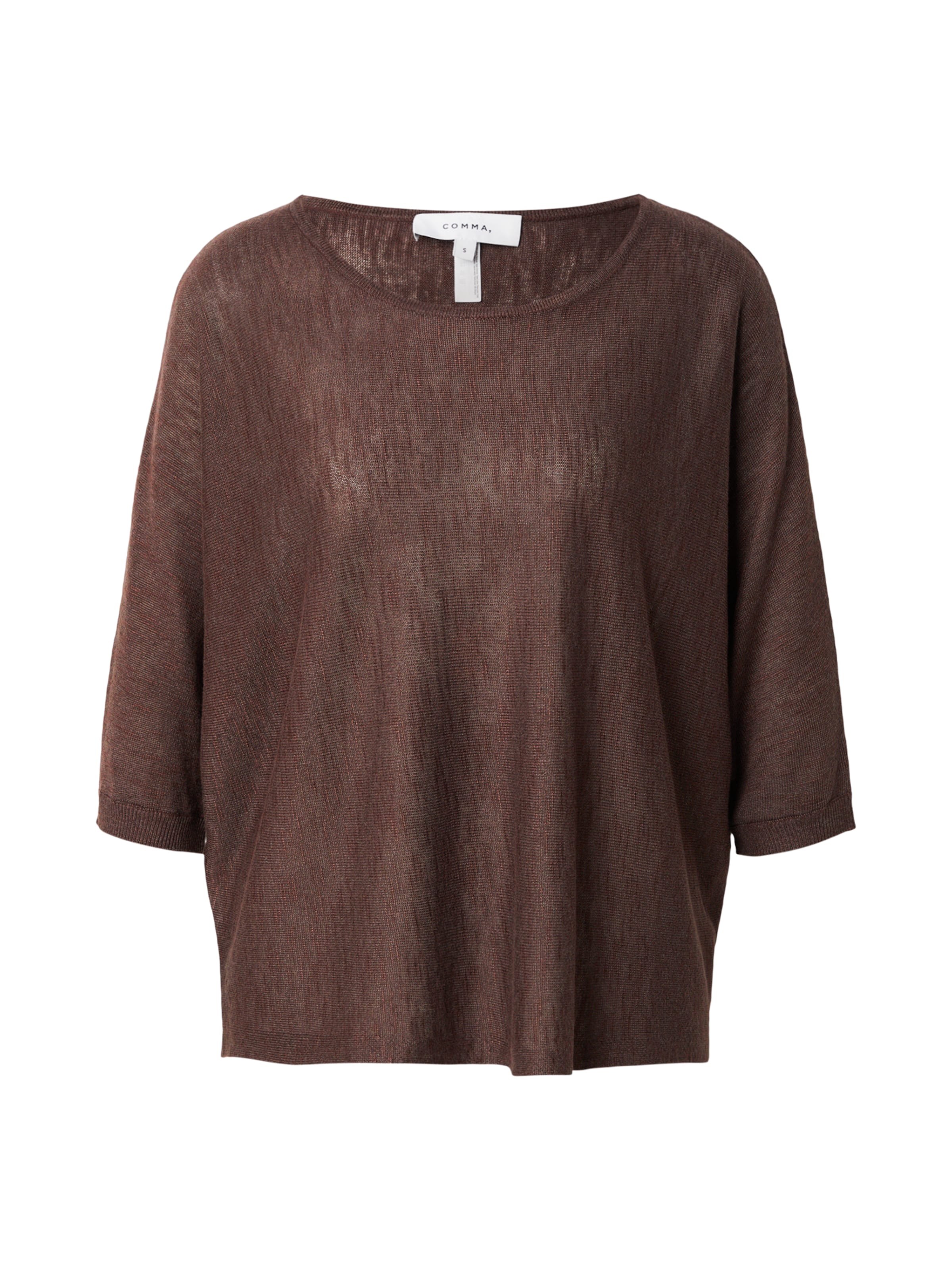 Pull-over COMMA en marron : devant