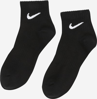 NIKE Chaussettes de sport en noir / blanc, Vue avec produit