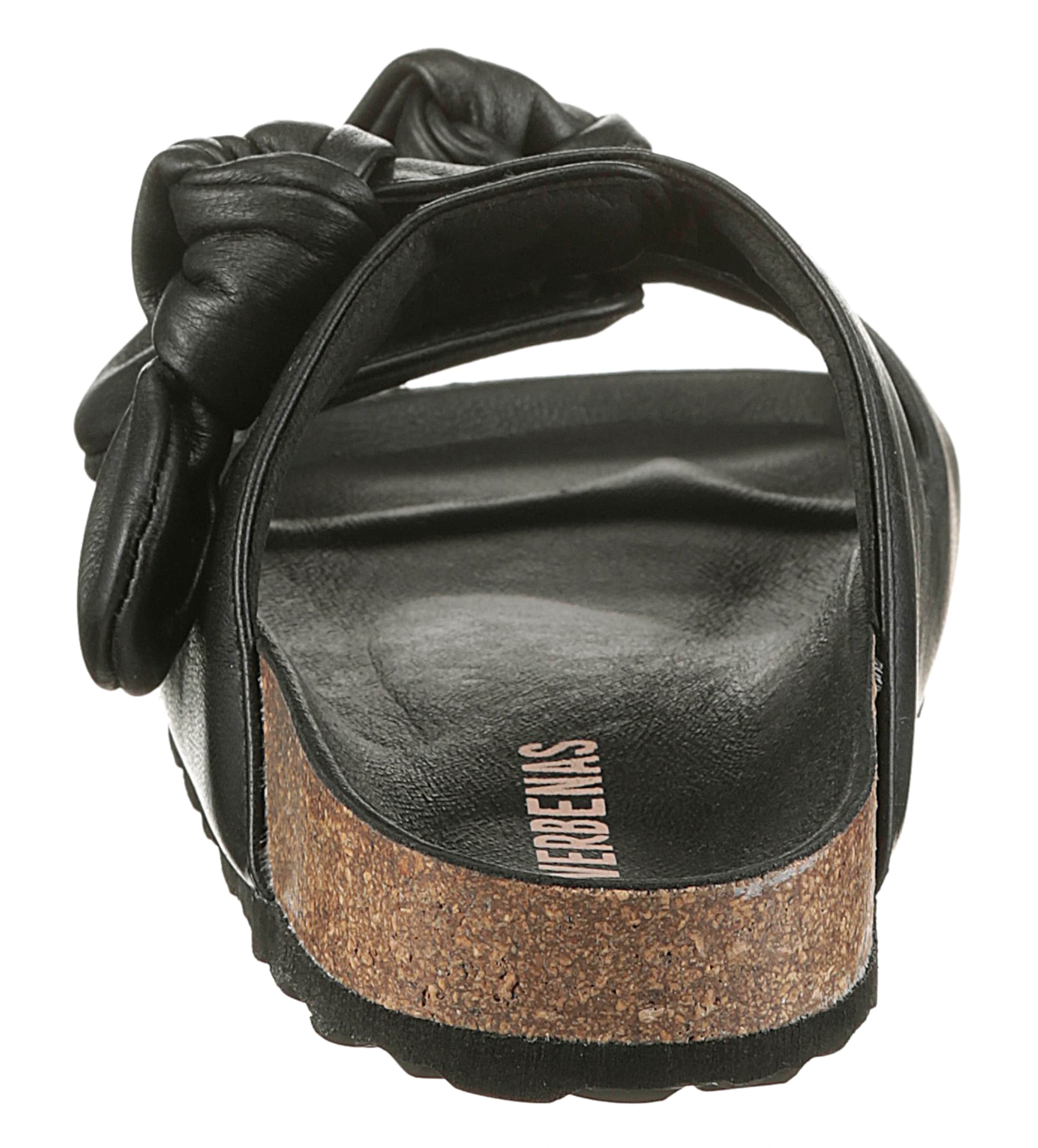 VERBENAS Mules in Black