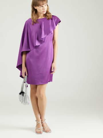 Lauren Ralph Lauren Koktejlové šaty – fialová