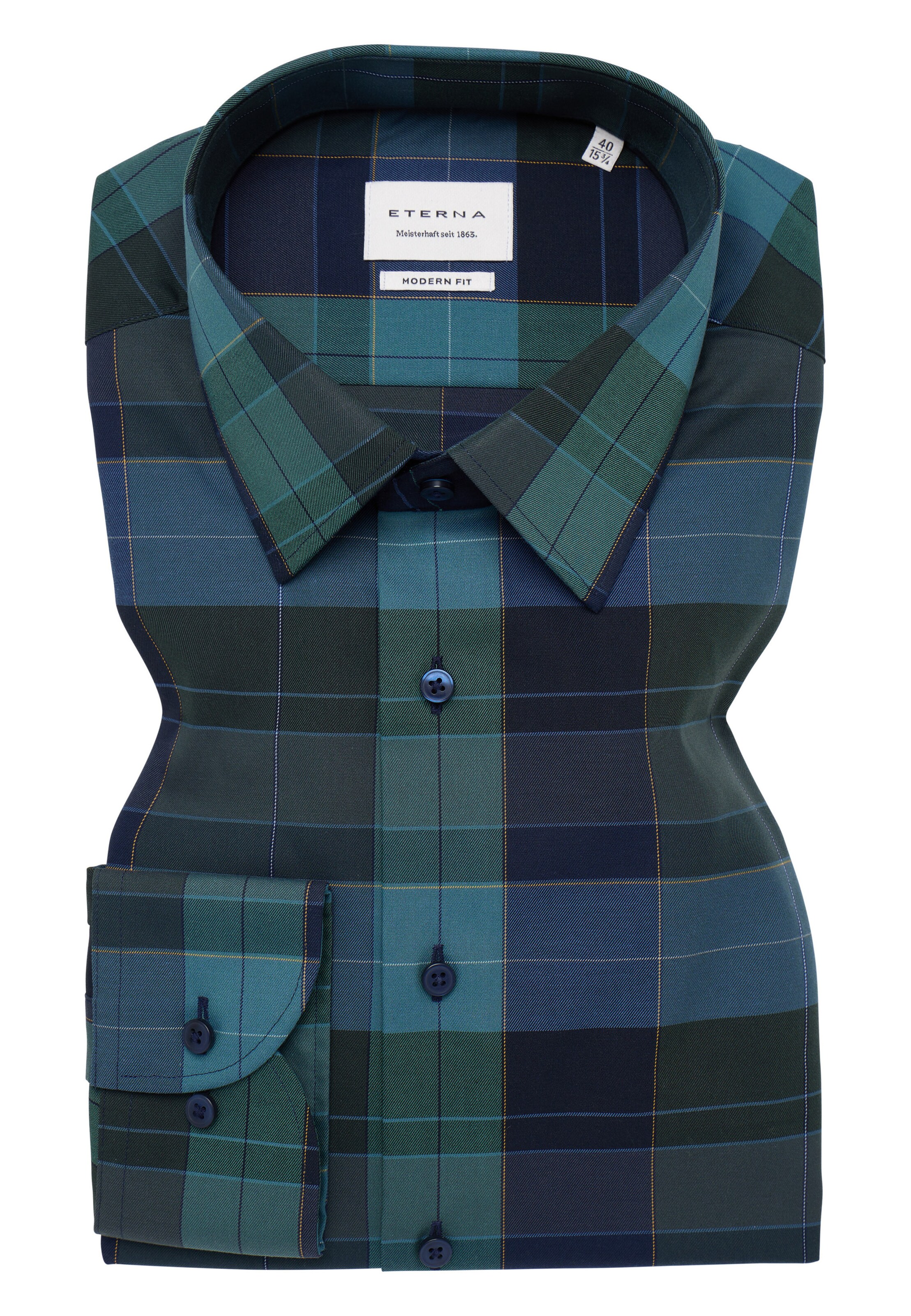 ETERNA Regular Fit Businesshemd in Blau