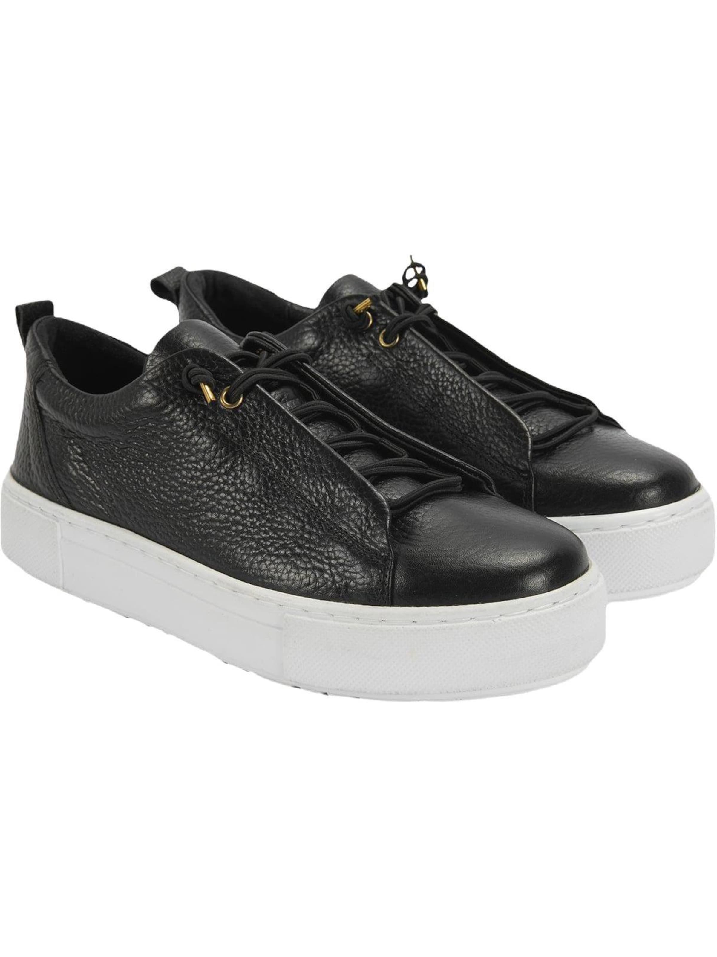 Desa Sneaker low 'Slip-Ons'‌‌‌‌‌‌‌‌ in Schwarz: Vorderseite