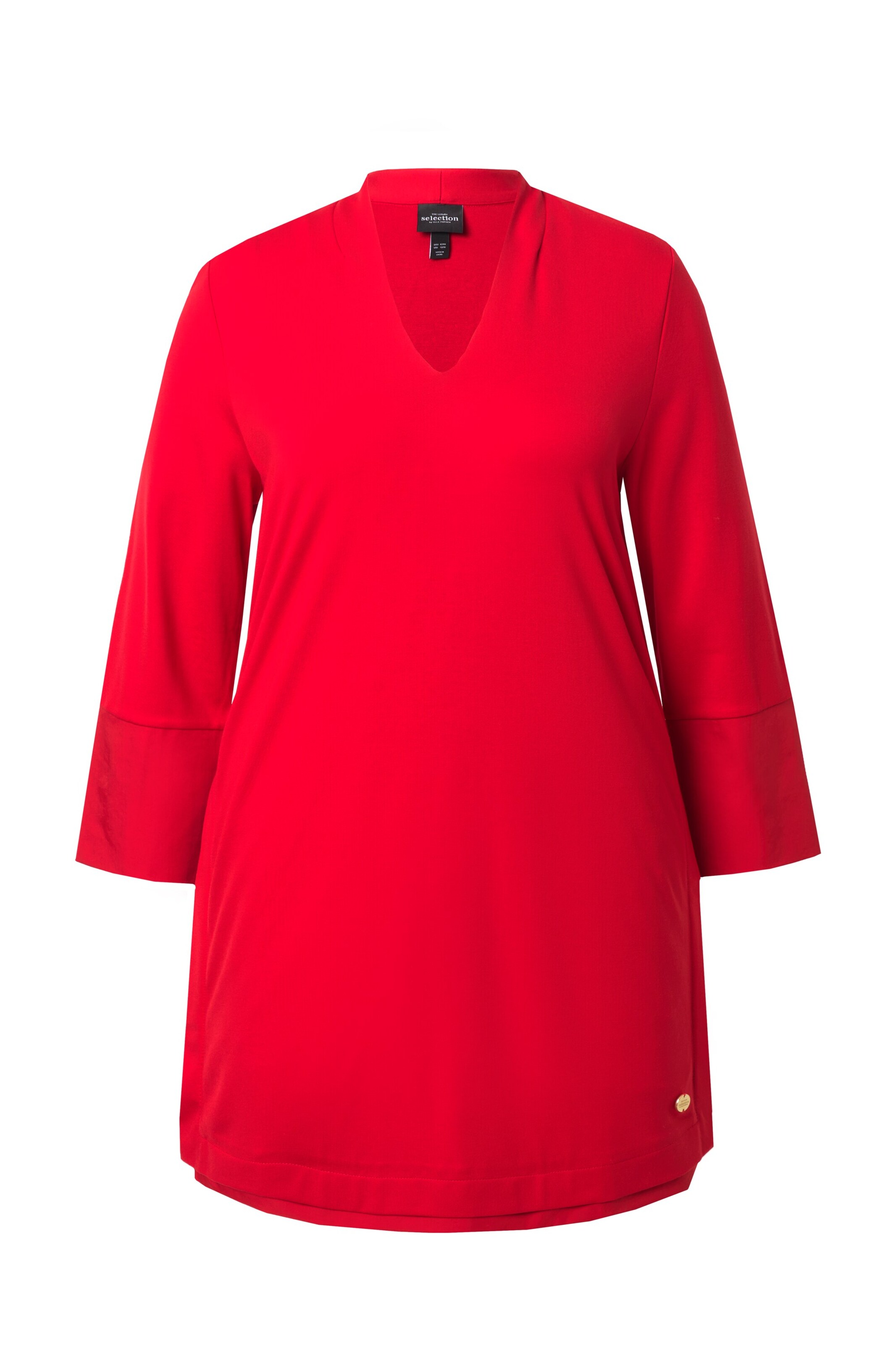 Ulla Popken Shirt in Rood: voorkant