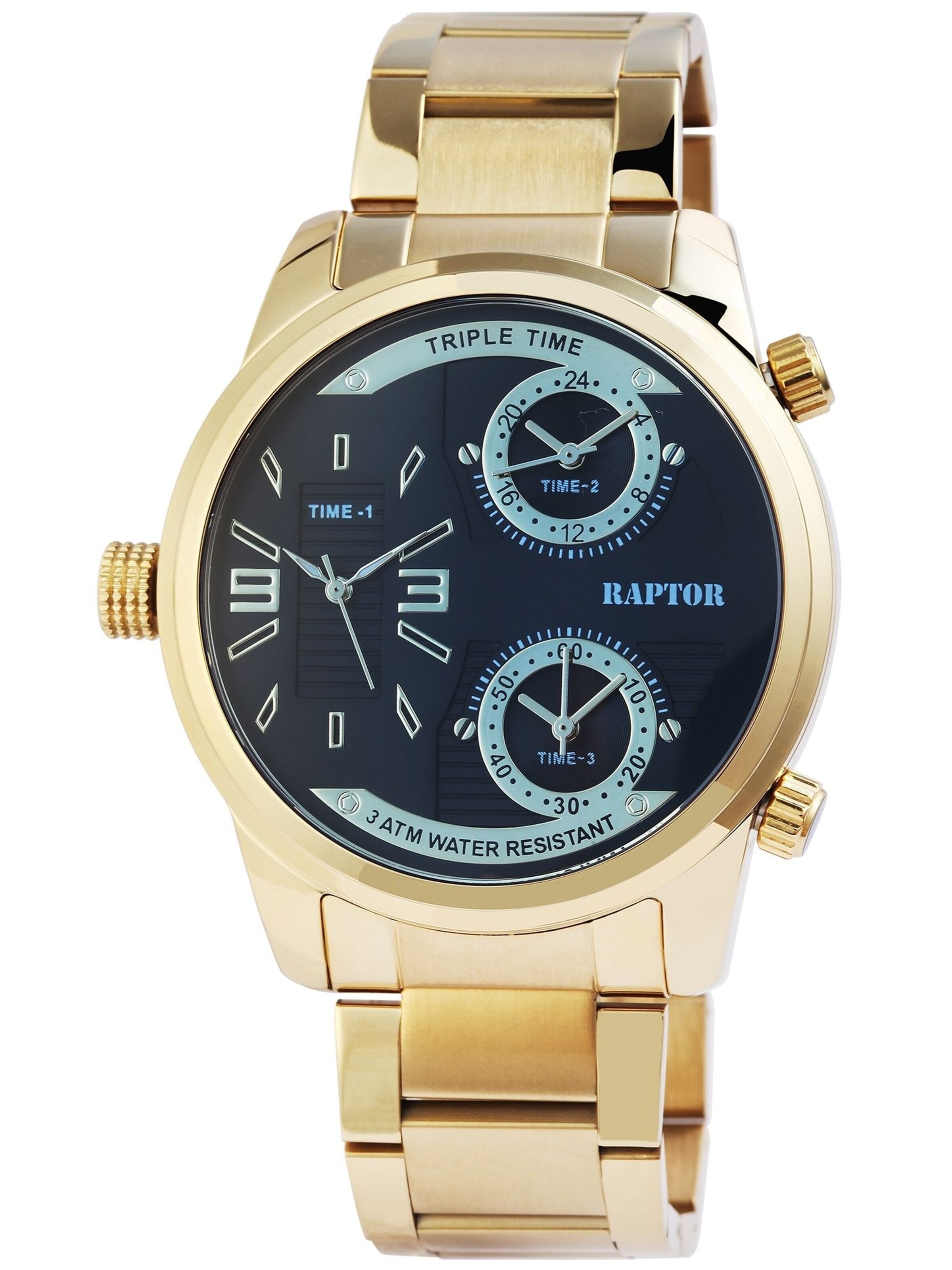 Raptor Analog Watch 'Fox, 5 ATM' in Grey