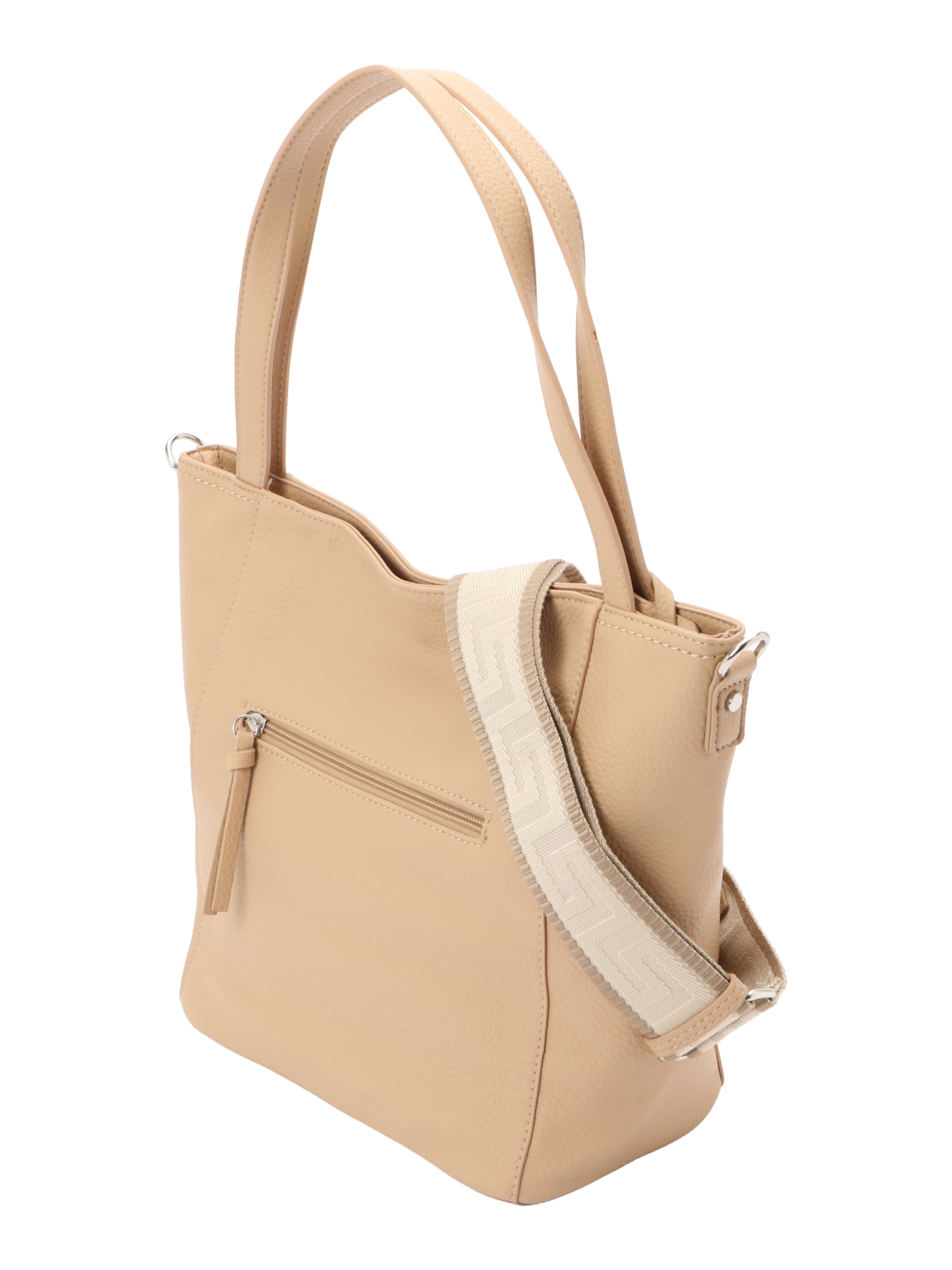 Tamaris Shopper 'Kanelle' in Beige: side