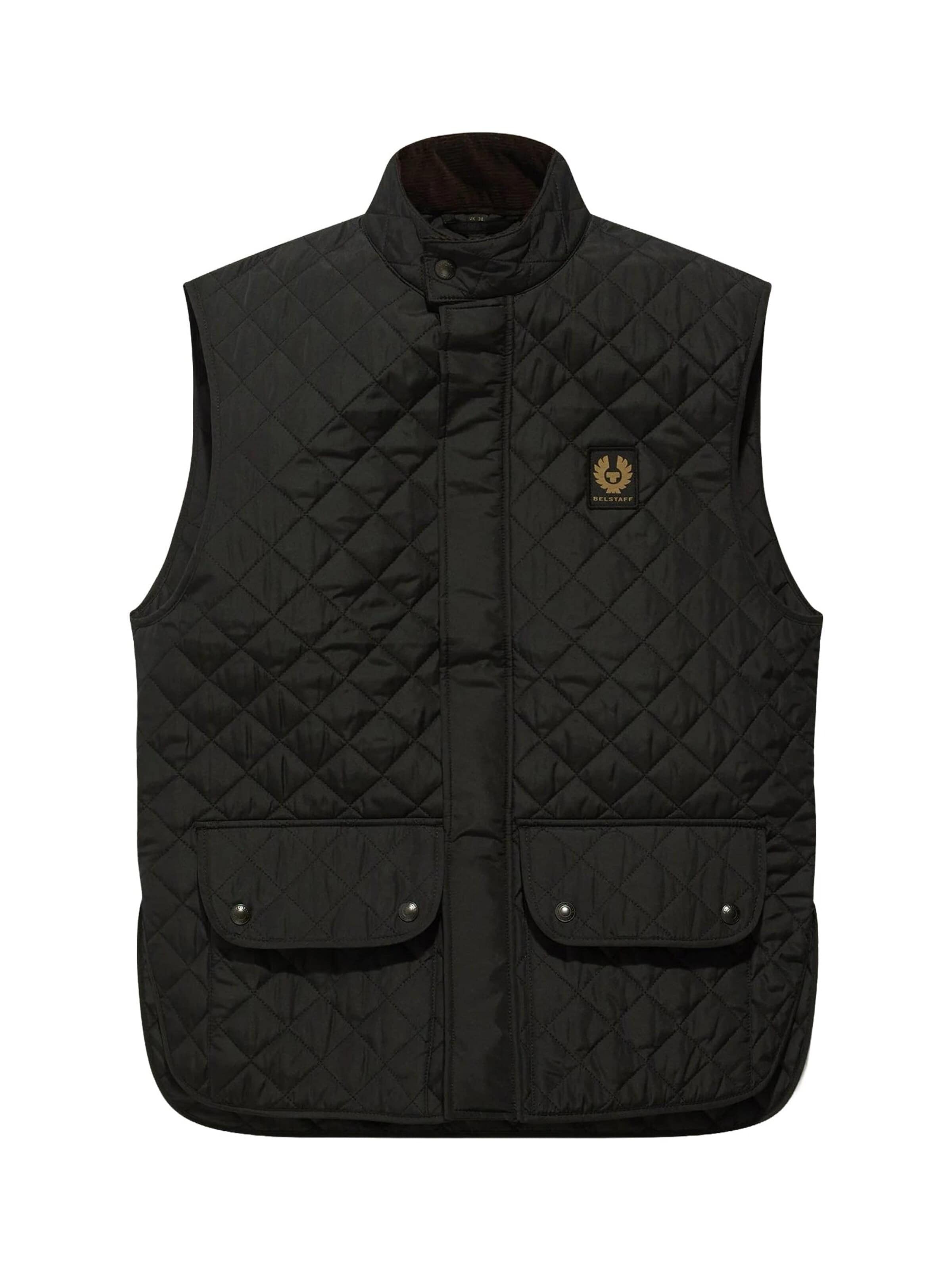 Belstaff Vest 'BELSTAFF ICON GILET GILET' in Black: front