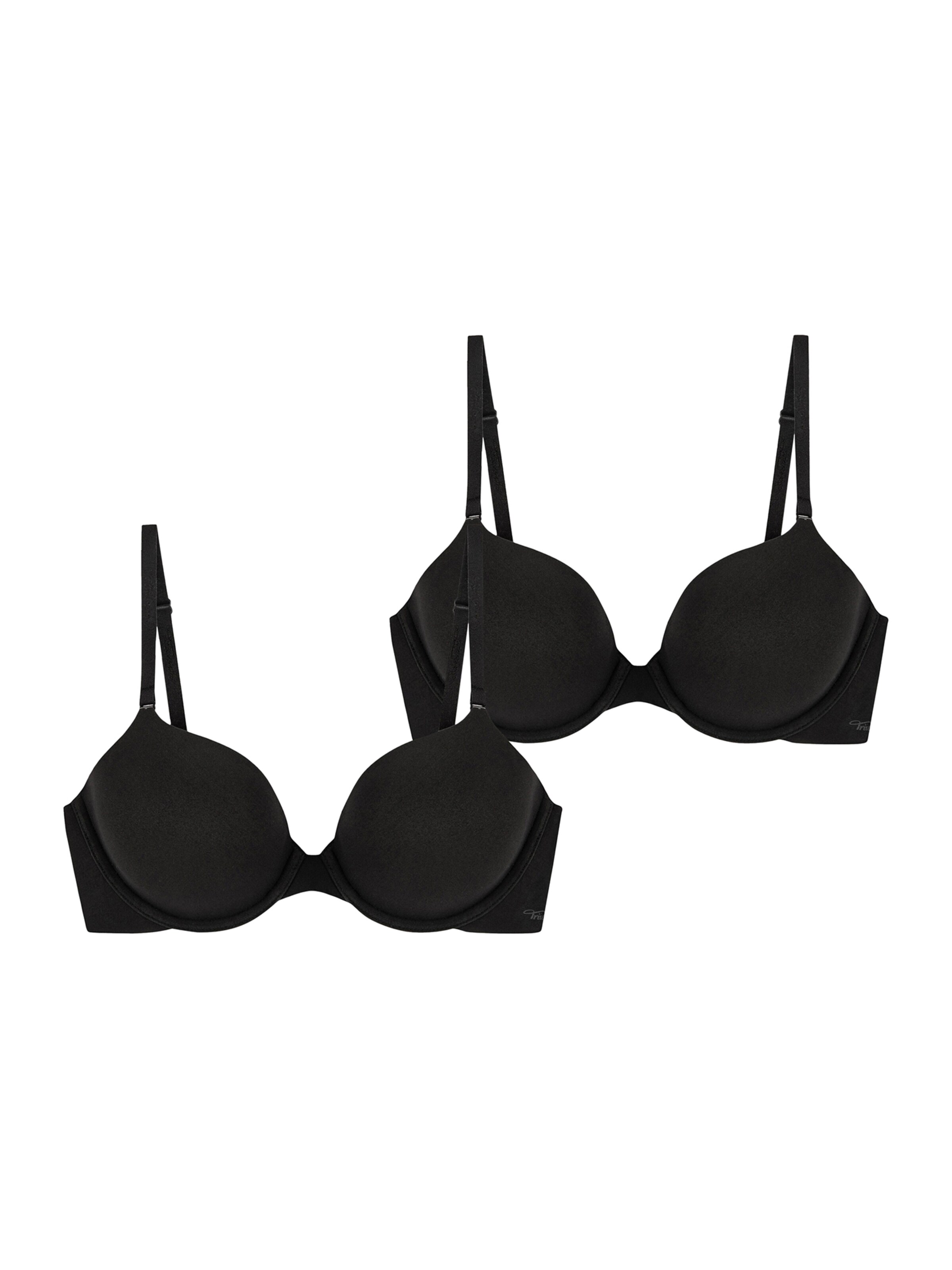 TRIUMPH Triangel Bügel-BH ' Body Make-Up ' in Schwarz: Vorderseite