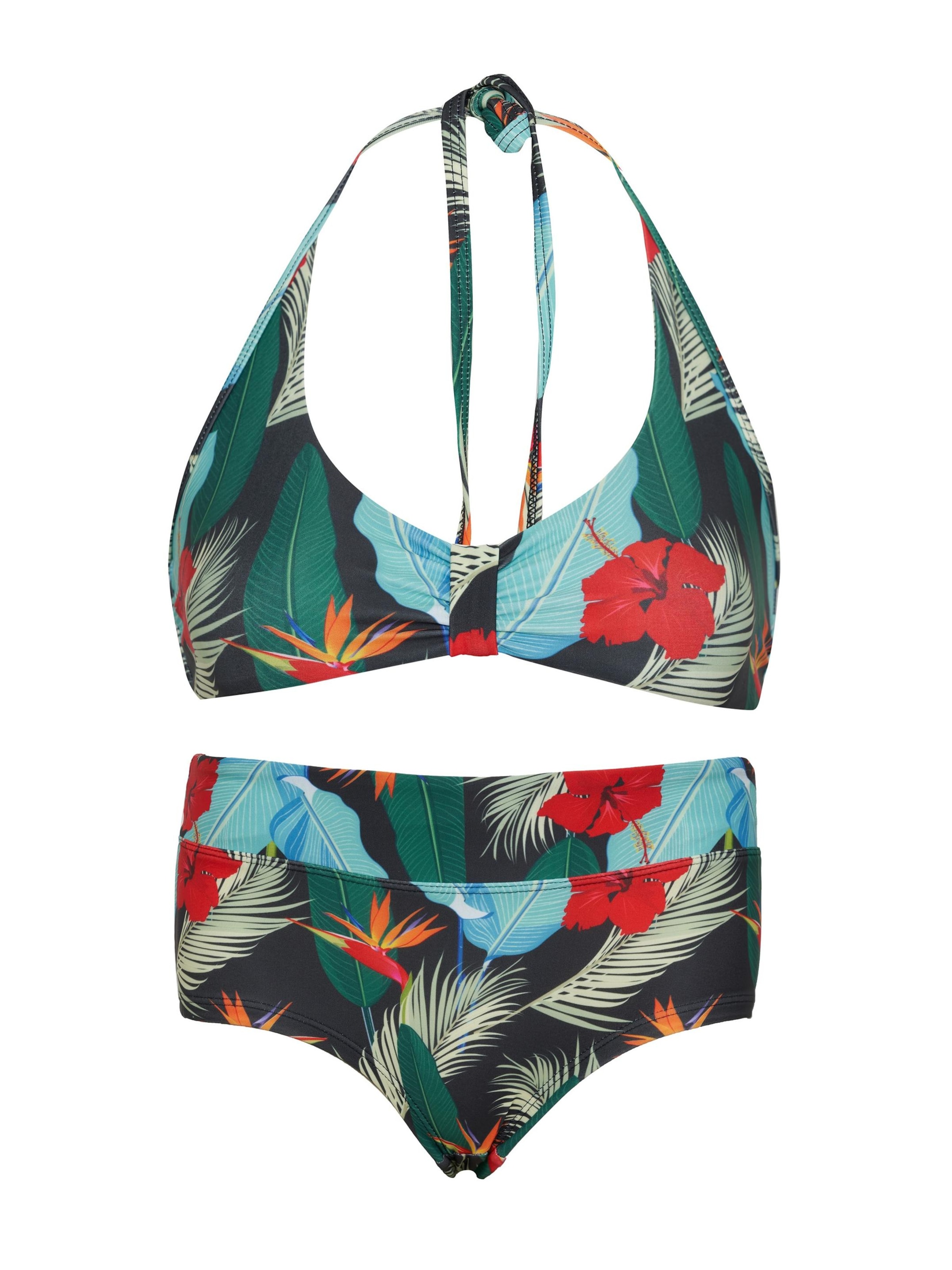 La V Triangel Bikini in Gemengde kleuren
