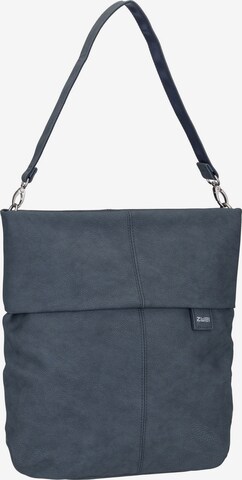 ZWEI Shoulder Bag 'Mademoiselle' in Blue: front